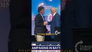 Trump Introduces Tucker on Stage [upl. by Nelad]