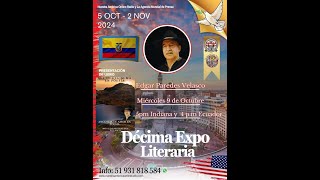 DECIMA EXPO LITERARIA Edgar Paredes Velasco [upl. by Radke]