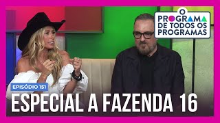 O Programa de Todos os Programas Adriane Galisteu e Carelli revelam as novidades de A Fazenda 16 [upl. by Airitak]