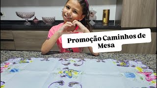 Promoção Caminhos de Mesa 90cm Bordados apresentado pela Bia [upl. by Dibb979]