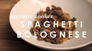 Pressure Cooker Spaghtetti Bolognese [upl. by Troyes]