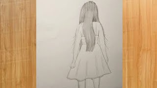 girl drawing from backside [upl. by Claud]