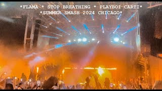 PLAYBOI CARTI “STOP BREATHING” LIVE  SUMMER SMASH  CHICAGO  06152024 [upl. by Etsirk619]