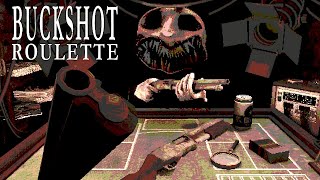 Buckshot Roulette  A VERY Intense Russian Roulette Horror Game Played with a Pump Action Shotgun [upl. by Brine915]