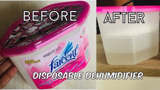 Anti  mold and bad odor  Dehumidifier  Before and after [upl. by Annanhoj339]