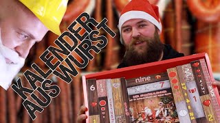 ✅ Weihnachtskalender für Männer aus FLEISCH WURST [upl. by Essirahc]