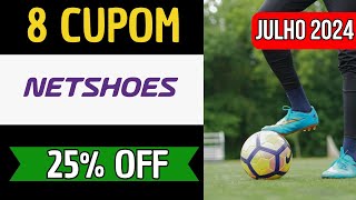 CUPOM DE DESCONTO NETSHOES JULHO 2024 » 20 OFF  Frete Grátis Primeira Compra 💛 [upl. by Harbour]