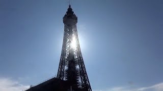 Blackpool Tower 2024 Sand Sea and Donkeys [upl. by Yseulta653]