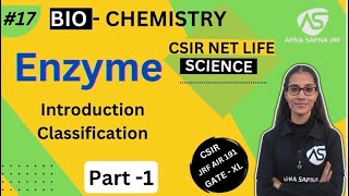 Enzyme  Biochemistry  CSIR  NET LIFESCIENCE [upl. by Schach]