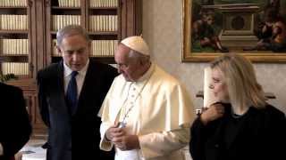 PM Netanyahu Meets Pope Francis at the Vatican [upl. by Etteniotna602]