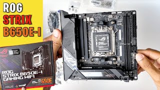 ASUS ROG B50E I Mini ITX Gaming Mother Board Unboxing amp 1st Look [upl. by Aisenet]