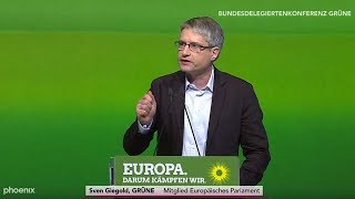 Parteitag Die Grünen Rede von Sven Giegold am 101118 [upl. by Carilla]