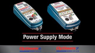 Battery Charger Use As Power Supply  OptiMate 6 amp 7 Select [upl. by Ylime]