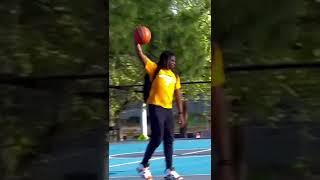 Exploding basketball prank 😂🤯shorts basketball [upl. by Sarazen]