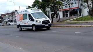 Ambulancias en Emergencia por la ciudad de Paraná mini compilación [upl. by Kellene]