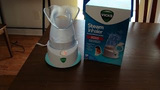 Tutorial Vicks Steam Inhaler Español [upl. by Odrude]