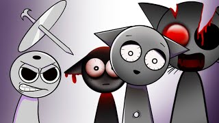 Incredibox Sprunki comparison Battle  CREEPY PHASES SPRUNKIES Clukr vs Gray [upl. by Kironde518]