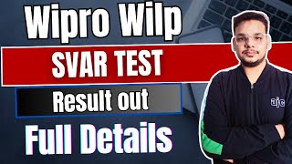 Wipro SVAR Test  Wipro Wilp Result Out  Wipro SVAR Assessment Test  Pattern  Resources [upl. by Edbert]