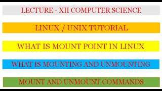 WHAT IS MOUNT POINT IN LINUX  WHAT IS MOUNTING AND UNMOUNTING  MOUNT AND UNMOUNT COMMANDS [upl. by Papagena]