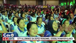 CITY ALLOWANCE SA DEPED PERSONNEL GIDOBLE NI MAYOR KLAREX [upl. by Llewsor]