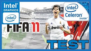 FIFA 11 PC BAJOS RECURSOS TEST EN CELERON 847 110GHZ 4GB RAM [upl. by Ardnaxela]