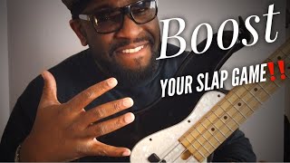 5 Exercises to JUMP START your Slap Bass technique for beginners [upl. by Razaile]