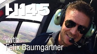 EC145 T2 test flight with Felix Baumgartner [upl. by Kecaj]