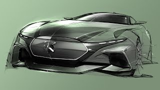 Mercedes Benz Design Sketch [upl. by Zales]