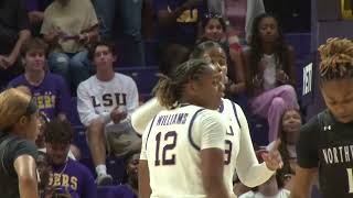 Demon Time LSU Womens Basketball dominates over Northwestern State [upl. by Ocnarfnaig27]