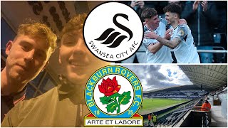 PLACHETA AND ALLEN MASTERCLASS SWANSEA CITY 21 BLACKBURN ROVERS MATCHDAY VLOG [upl. by Suoiradal991]