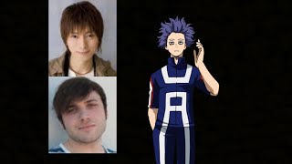 Anime Voice Comparison Hitoshi Shinso My Hero Academia [upl. by Aitnom]