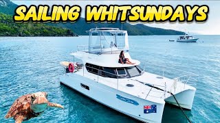 Sailing the Stunning Whitsunday Islands in Australia 🇦🇺 ⛵️ whitsundays australia sailing [upl. by Kristine]