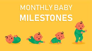 What are Baby Monthly Milestones How Should a Baby Grow [upl. by Gypsy]