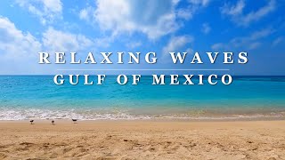 4K Relaxing Caribbean Beach Waves  Relaxing Scenic Tropical Beach Binaural 🎧 [upl. by Hakkeber]