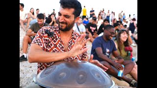 My First Handpan Song  Dancing in Greece [upl. by Starlene]