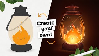 Learn How To Draw A Kawaii Fire Friend 🔥 Easy and fun [upl. by Ewer]