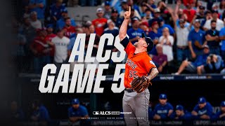 Cinematic Recap ALCS Game 5 vs Rangers  Houston Astros [upl. by Lanette]