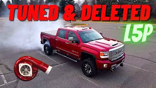 GMC Sierra L5P TUNED amp DELETED [upl. by Riatsala344]