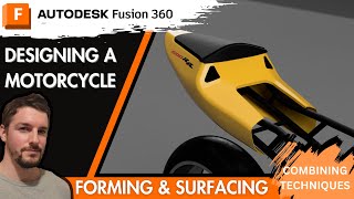 Motorcycle Fairing Design Combining Surface Forming with Parametric Modelling [upl. by Aldin553]