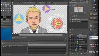 Synfig character template  Tutorial part 1 [upl. by Eruot283]