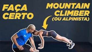 MOUNTAIN CLIMBER FAÇA DO JEITO CERTO  EXERCÍCIO ALPINISTA  FELIPE CASAIS [upl. by Bueschel]