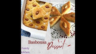 Semolina Cake  Super Tasty Basbousa Recipe  basbousa recipe [upl. by Hite291]