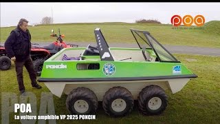 Voiture amphibie VP 2025 Poncin  POA prend leau [upl. by Anilra]