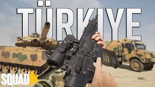 Turkish Land Forces Complete Faction Overview  All Weapons Attachments and Vehicles in Squad V70 [upl. by Deelaw]