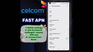 Celcom flax DATA APN Settings  Celcom fast internet 2023 [upl. by Pember373]