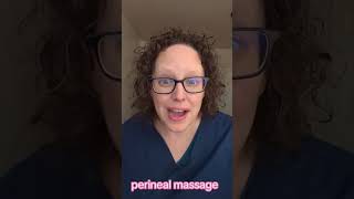 perineal massage can help prevent larger tears heres how [upl. by Yraillih]