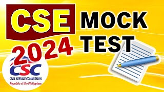 Career Service Exam 2024  Mock Test Challenge [upl. by Kyte909]