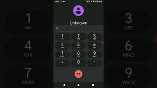 Google Dialer App Incoming Call Screen Android 10 [upl. by Ilarin]