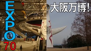 【大阪万博】太陽の塔とEXPO70当時のパビリオン [upl. by Pillow]