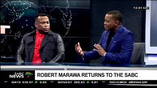 Robert Marawa returns to SABC [upl. by Aehtorod]